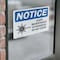 Signmission Laser Maintenance In Progress Do Not Enter OSHA Notice Sign, Vinyl Decal, 7in W x 5in L, 2PK OS-2PACK-NS-D-57-L-15880 - alternate 6